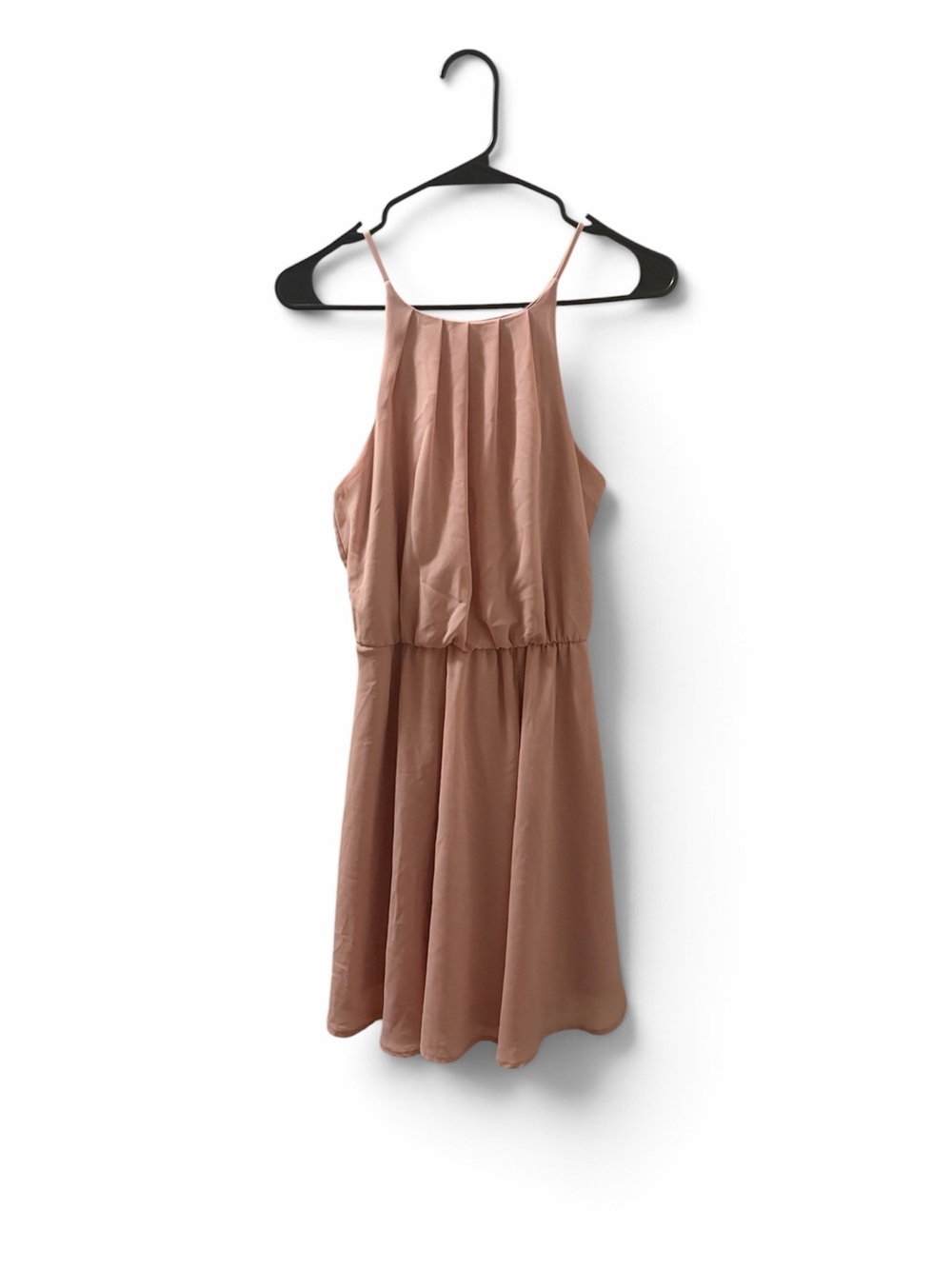Blue Rain Mauve Halter Midi Dress